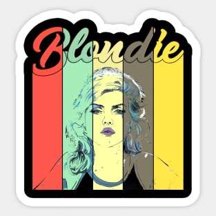 Blondie Retro Fade Sticker